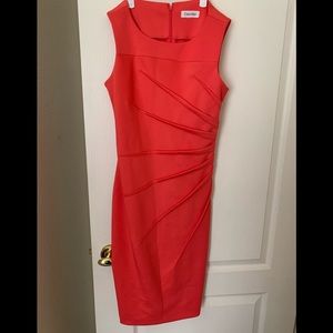Calvin Klein Sleeveless Sheath Dress Medium